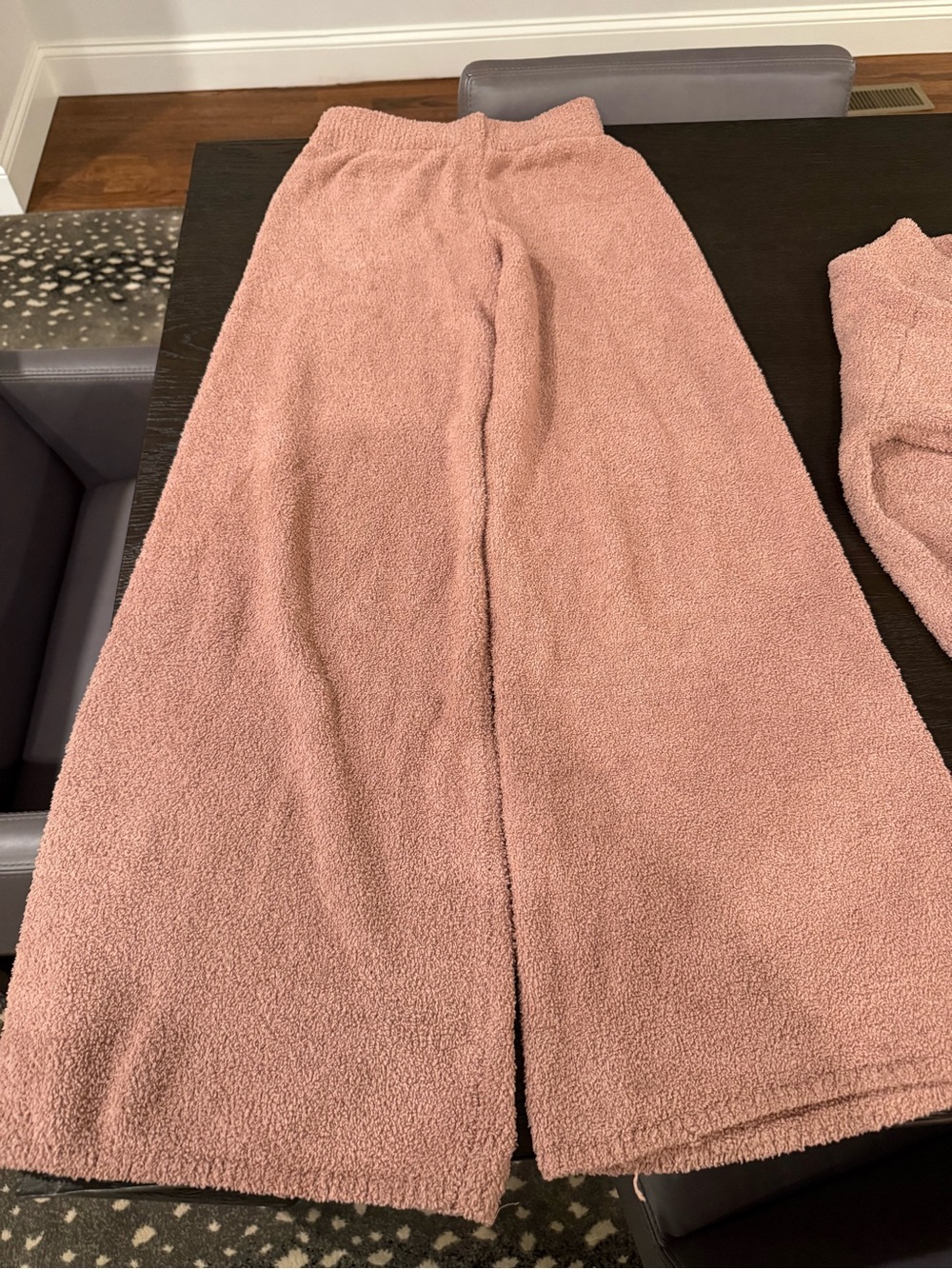Sincerely Jules Blush Pink Cozy Knit Sweater and Wide Leg Pants Set - Picture 3 of 4